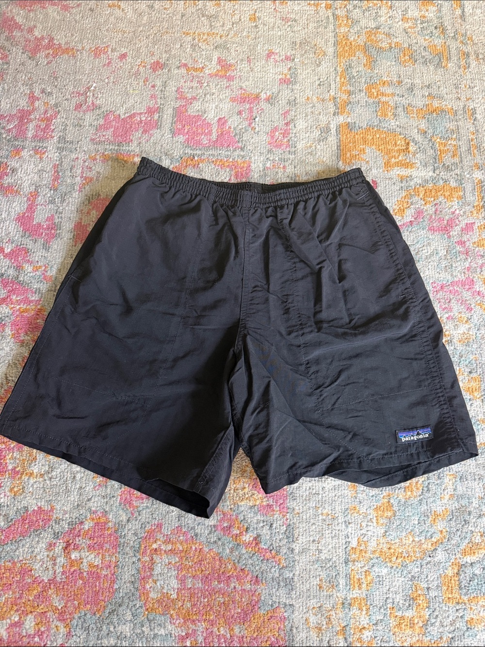 Patagonia Black Men's Swim Shorts with Elastic Waist - size small
